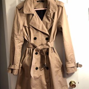 MONOPRIX FEMME Khaki Trench Coat